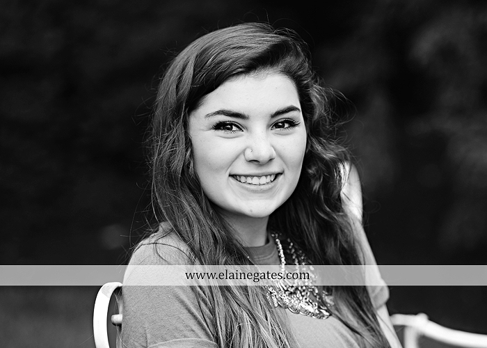 Mechanicsburg Central PA senior portrait photographer outdoor girl formal grass bench swing hammock wildflowers road field fence tree creek brick wall gate doorway steps staircase windows ed02