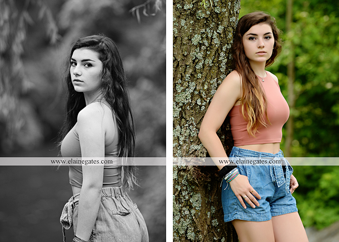 Mechanicsburg Central PA senior portrait photographer outdoor girl formal grass bench swing hammock wildflowers road field fence tree creek brick wall gate doorway steps staircase windows ed10