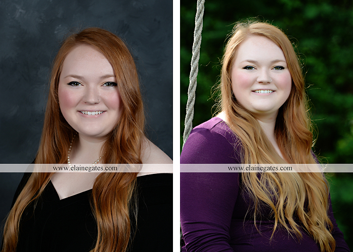 Mechanicsburg Central PA senior portrait photographer outdoor girl formal swing hammock iron bench grass Red Land high school ld 1