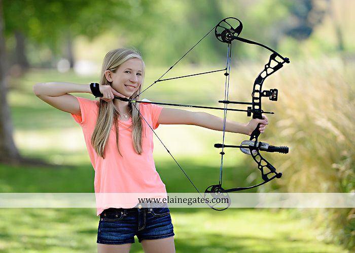 Mechanicsburg Central PA senior portrait photographer outdoor girl formal swing hammock iron bench grass field chair bow road tree water stream creek fence hw 4