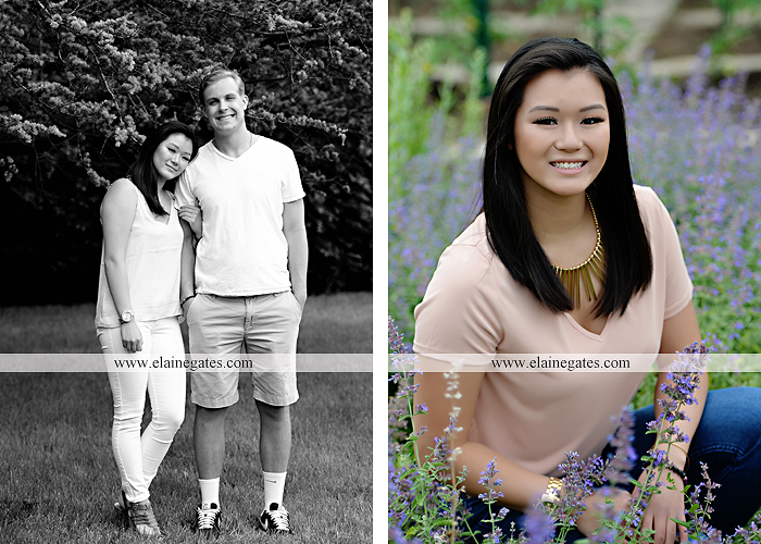 Mechanicsburg Central PA senior portrait photographer outdoor girl formal swing hammock iron bench grass wildflowers road train steps trees shore water stream creek bk 06