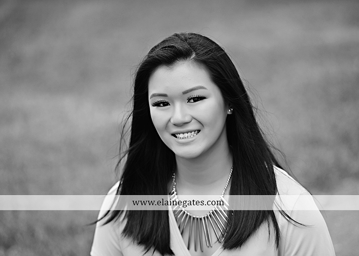 Mechanicsburg Central PA senior portrait photographer outdoor girl formal swing hammock iron bench grass wildflowers road train steps trees shore water stream creek bk 08