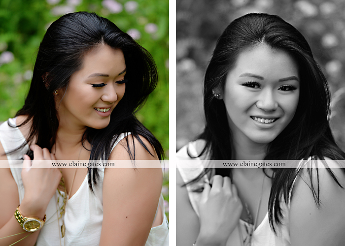 Mechanicsburg Central PA senior portrait photographer outdoor girl formal swing hammock iron bench grass wildflowers road train steps trees shore water stream creek bk 11