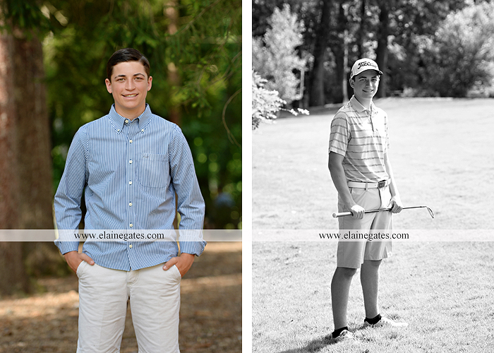 Mechanicsburg Central PA senior portrait photographer outdoor guy male formal trees rocks covered bridge messiah college water creek stream wooden beams golf lacrosse goal trinity bt 08