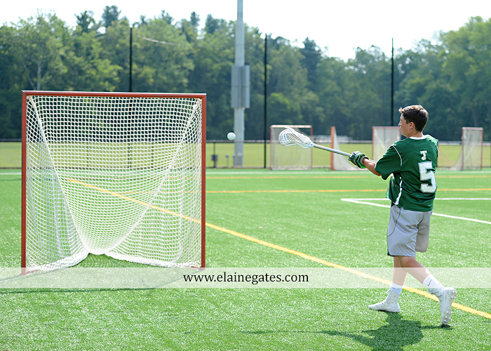 Mechanicsburg Central PA senior portrait photographer outdoor guy male formal trees rocks covered bridge messiah college water creek stream wooden beams golf lacrosse goal trinity bt 11
