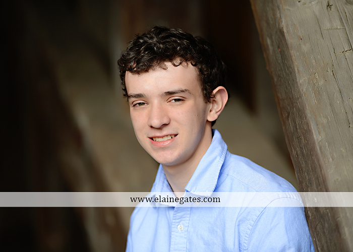 Mechanicsburg Central PA senior portrait photographer outdoor studio formal male guy violin rustic bridge grass trees covered bridge messiah college wooden beams jb 5