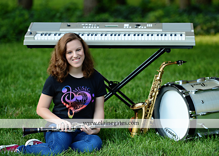 Mechanicsburg Central PA senior portrait photographer outdoor studio girl female sisters hammock grass field gymnastics music instruments fence water creek stream jks 02