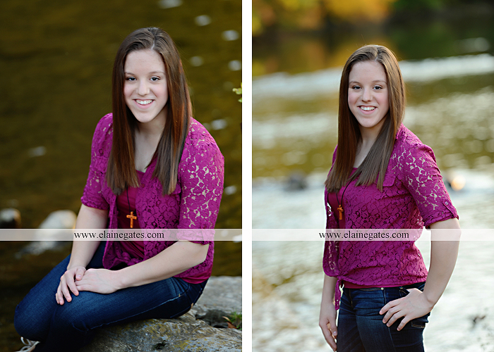 Mechanicsburg Central PA senior portrait photographer outdoor studio girl female sisters hammock grass field gymnastics music instruments fence water creek stream jks 11