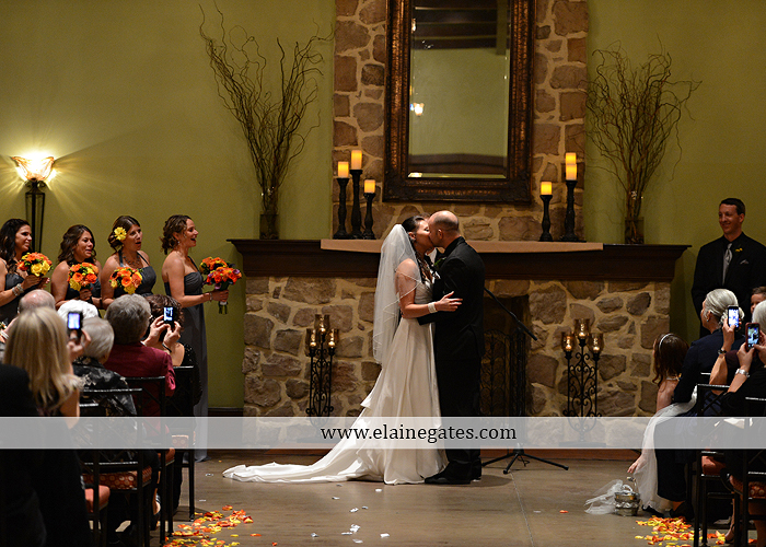 The Inn at Leola Village Wedding Photographer Lancaster Genevieve Men's Warehouse purple orange yellow red 20
